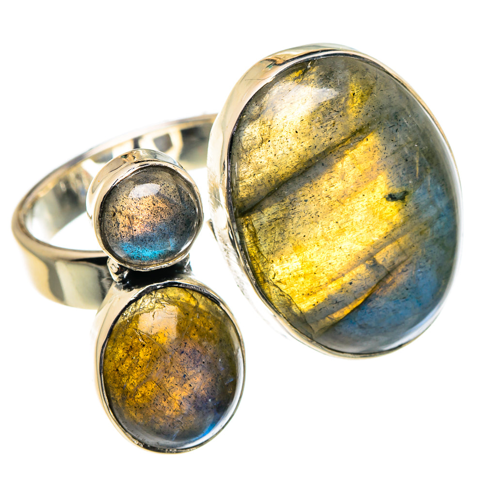 Labradorite Rings handcrafted by Anasilvercos - RING95943