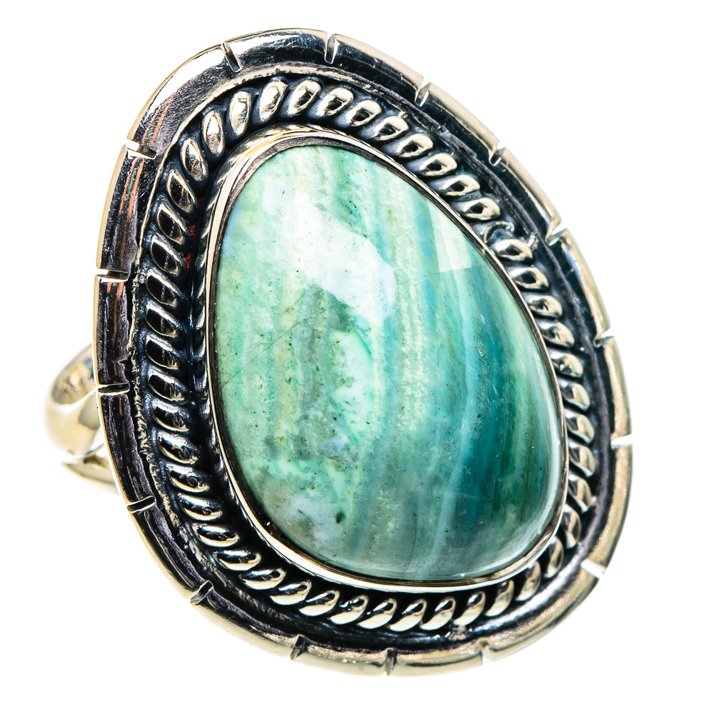 Ocean Jasper Rings handcrafted by Anasilvercos - RING95945