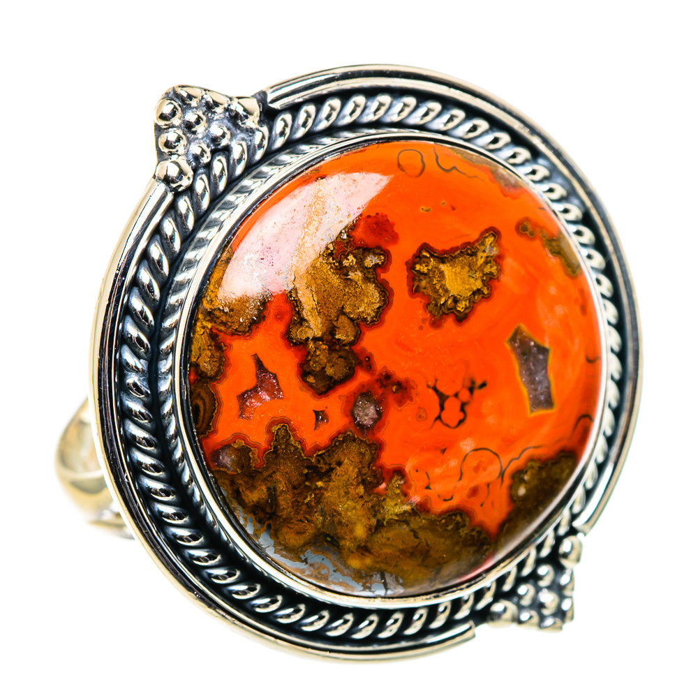 Morocco Agate Rings handcrafted by Anasilvercos - RING95960