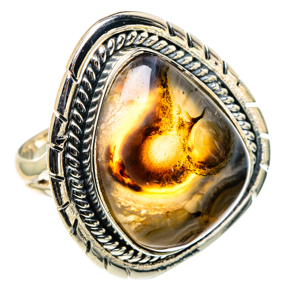 Montana Agate Rings handcrafted by Anasilvercos - RING95964