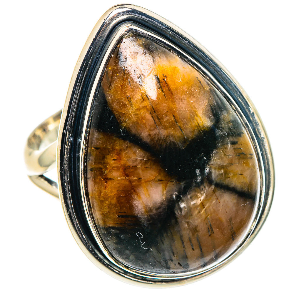 Chiastolite Rings handcrafted by Anasilvercos - RING95966