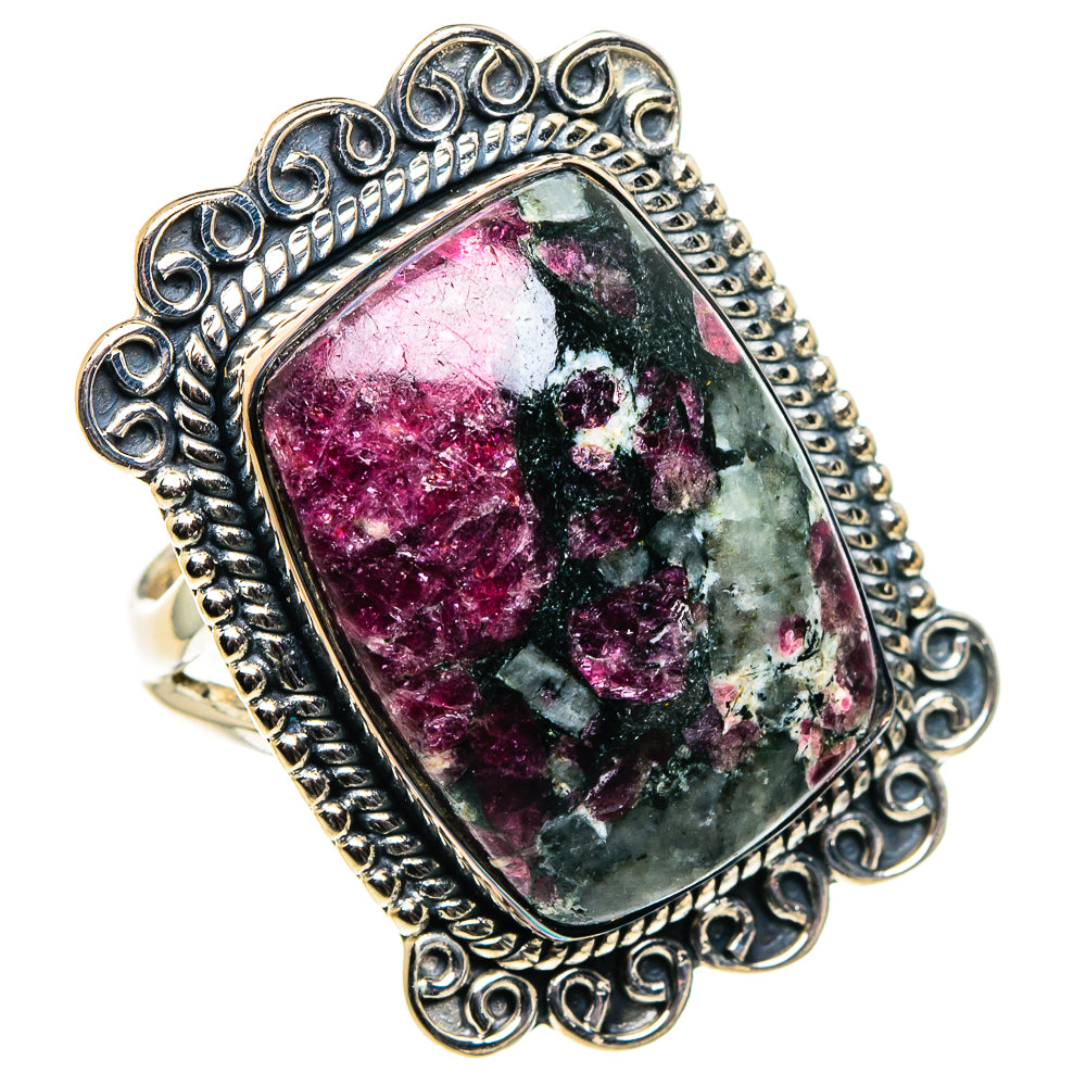 Russian Eudialyte Rings handcrafted by Anasilvercos - RING95972