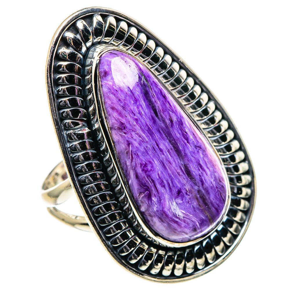 Charoite Rings handcrafted by Anasilvercos - RING95974