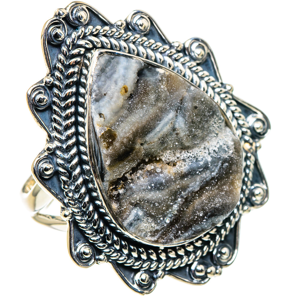 Desert Druzy Rings handcrafted by Anasilvercos - RING95988 - Photo 2