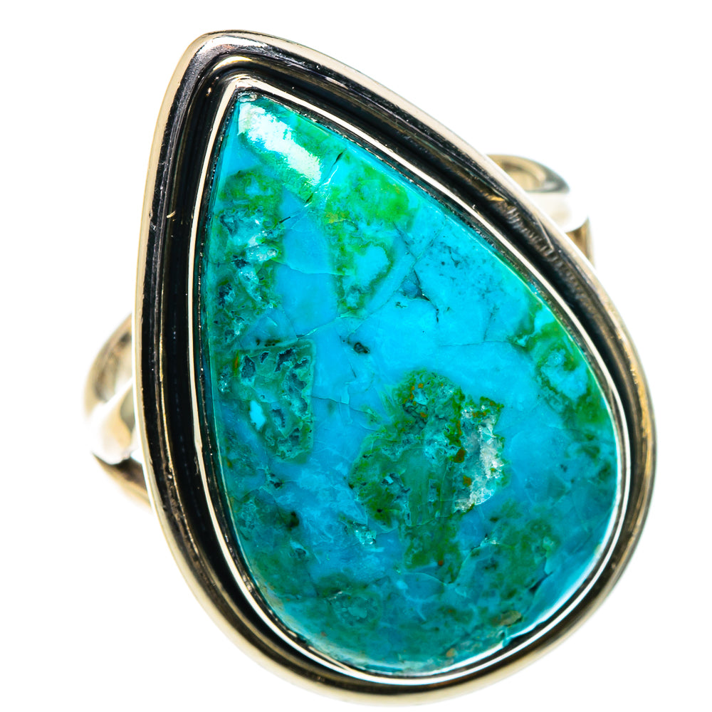 Chrysocolla Rings handcrafted by Anasilvercos - RING95995