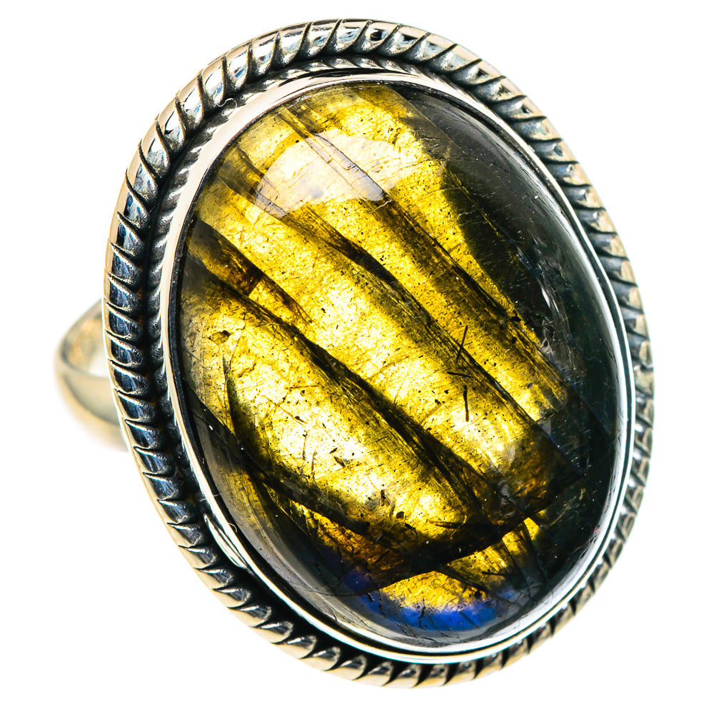 Labradorite Rings handcrafted by Anasilvercos - RING95996