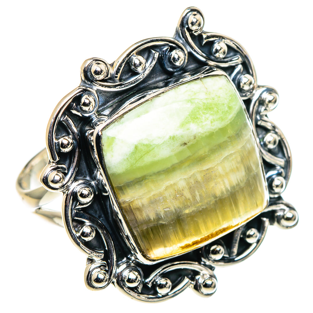 Ocean Jasper Rings handcrafted by Anasilvercos - RING96001 - Photo 2