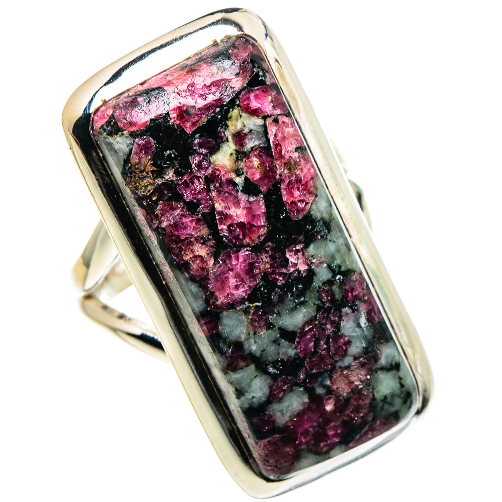 Russian Eudialyte Rings handcrafted by Anasilvercos - RING96015