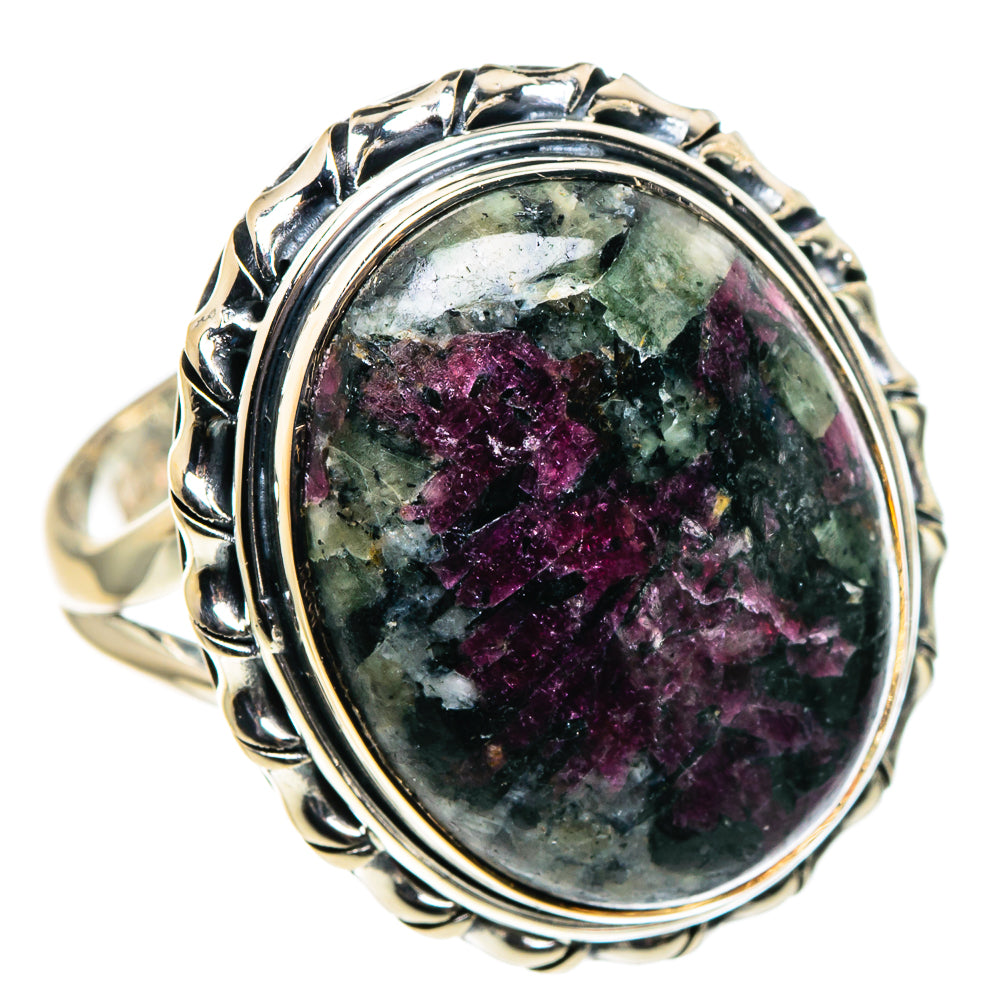 Russian Eudialyte Rings handcrafted by Anasilvercos - RING96016