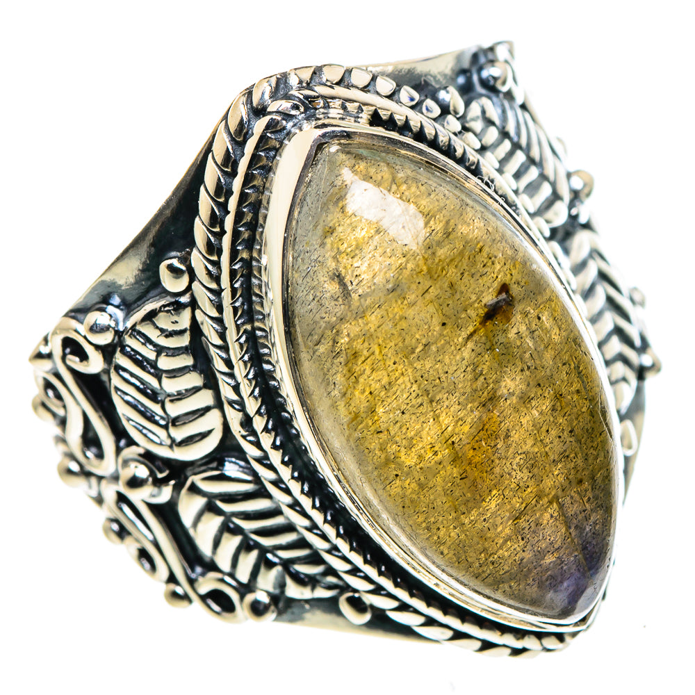 Labradorite Rings handcrafted by Anasilvercos - RING96033