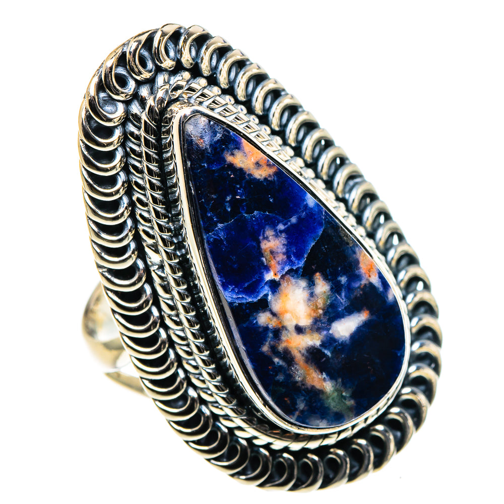 Sodalite Rings handcrafted by Anasilvercos - RING96035