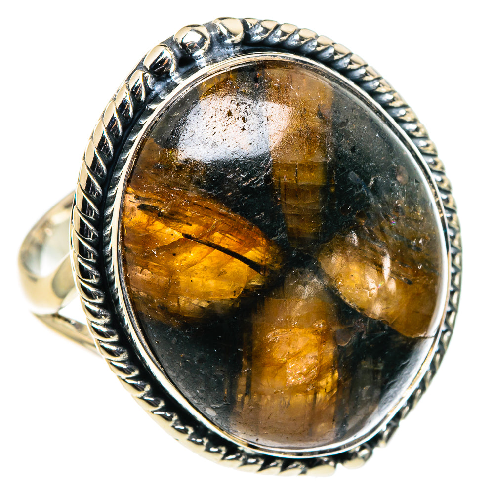 Chiastolite Rings handcrafted by Anasilvercos - RING96051