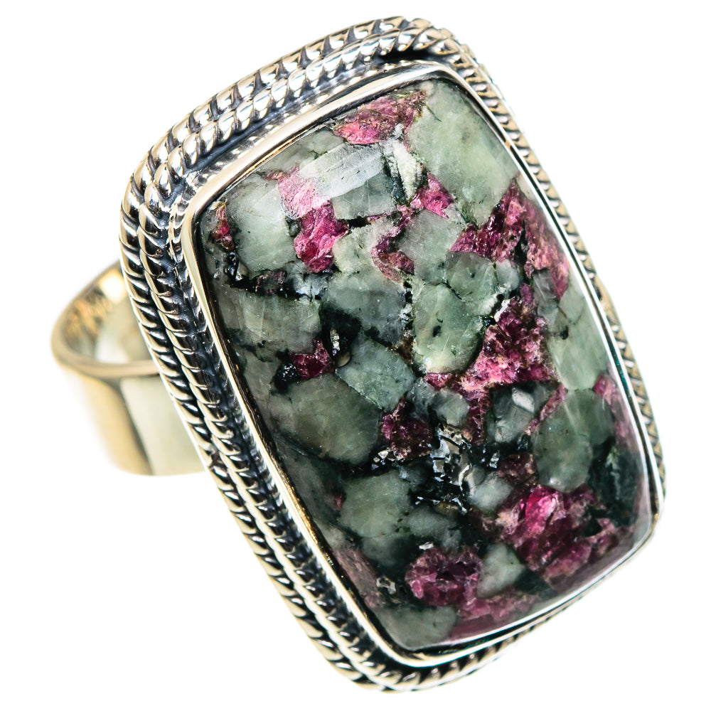 Russian Eudialyte Rings handcrafted by Anasilvercos - RING96058