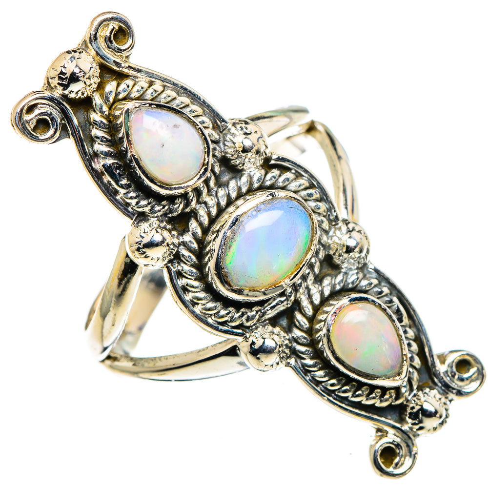 Ethiopian Opal Rings handcrafted by Anasilvercos - RING96063