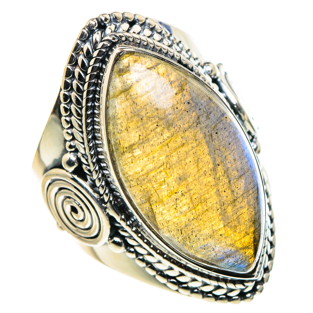 Labradorite Rings handcrafted by Anasilvercos - RING96070