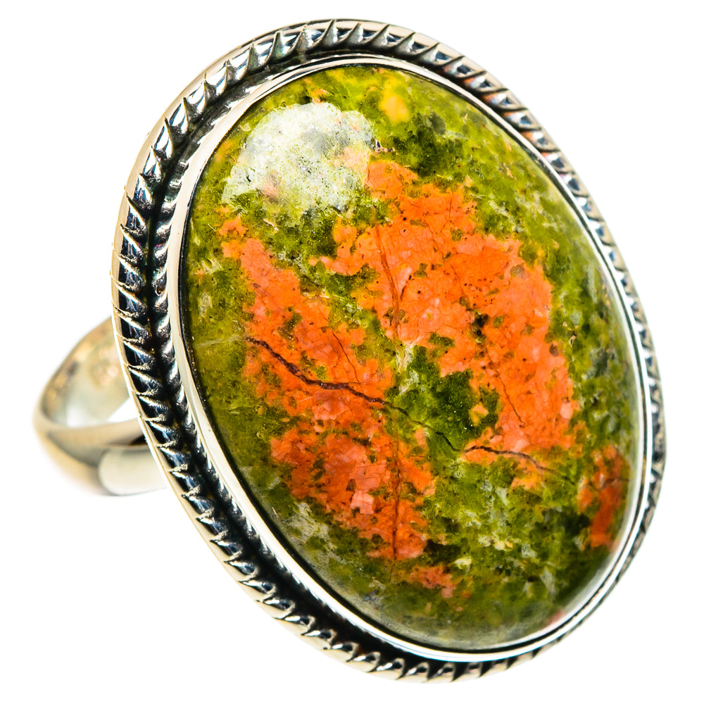 Unakite Rings handcrafted by Anasilvercos - RING96073