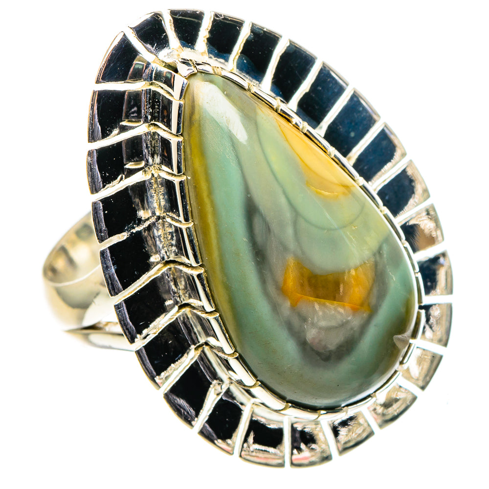 Willow Creek Jasper Rings handcrafted by Anasilvercos - RING96075