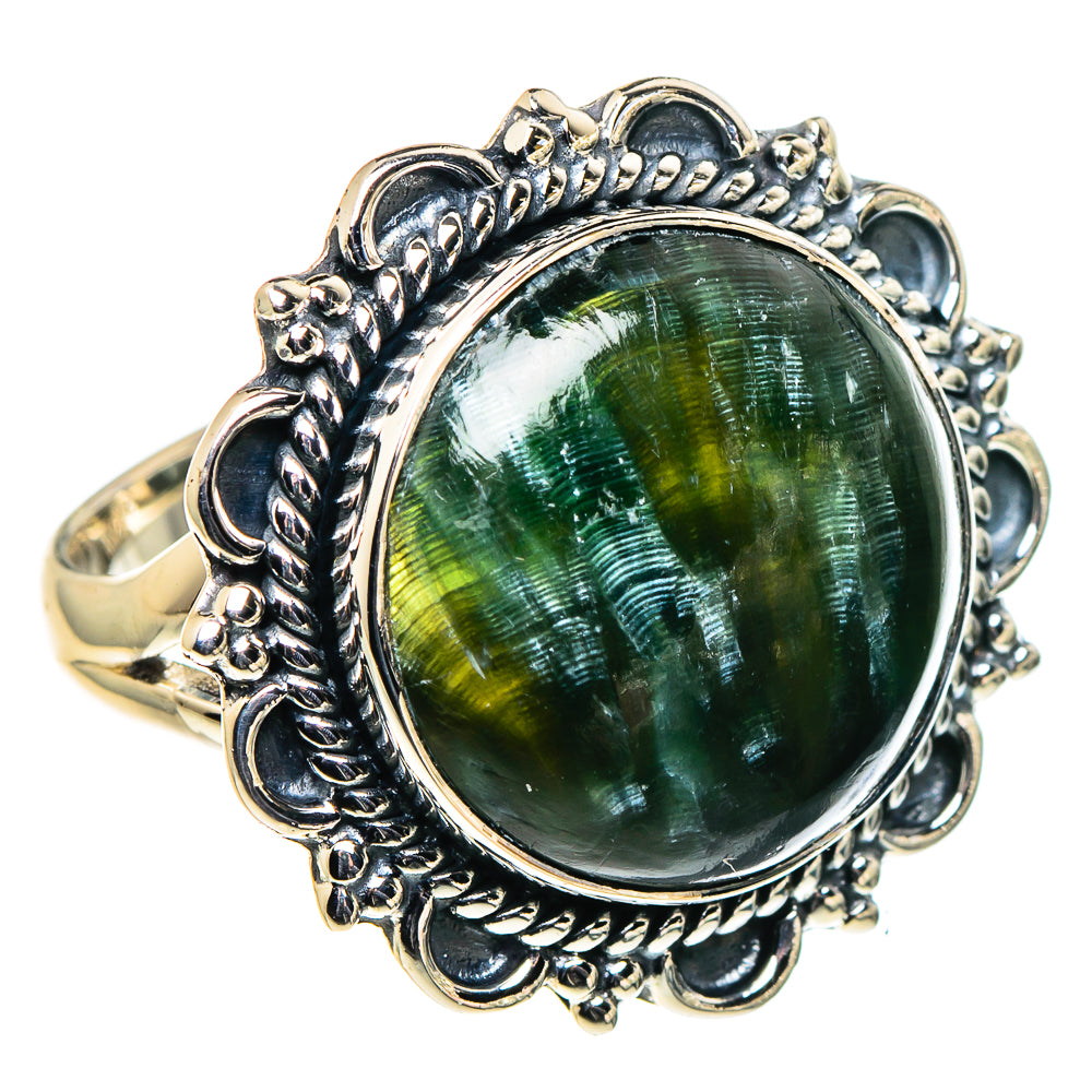 Seraphinite Rings handcrafted by Anasilvercos - RING96076 - Photo 2