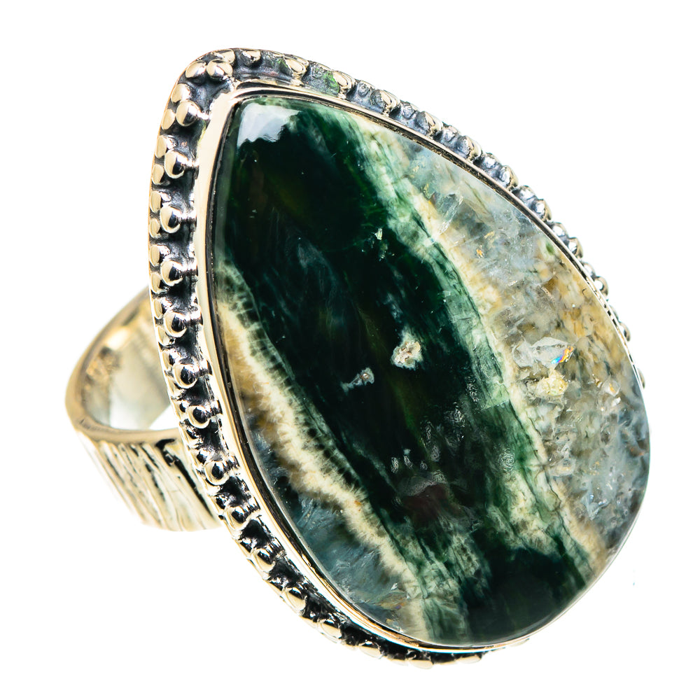 Ocean Jasper Rings handcrafted by Anasilvercos - RING96077