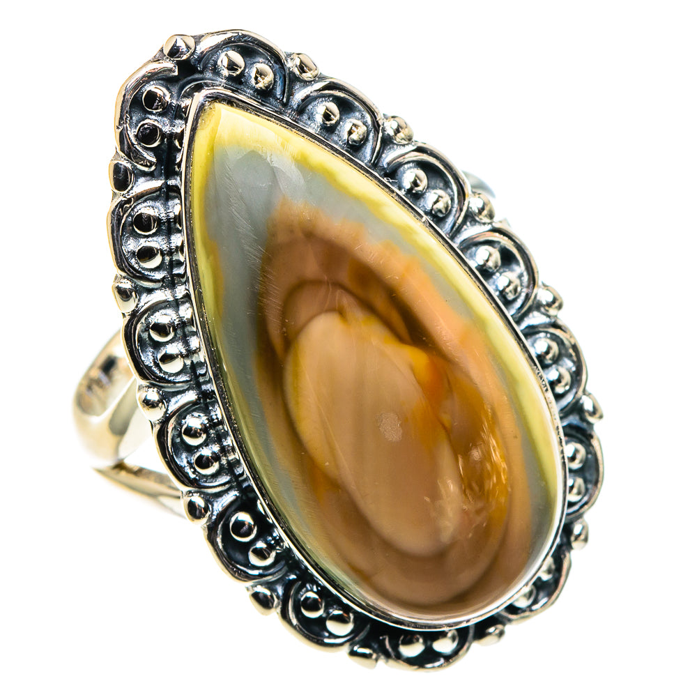 Willow Creek Jasper Rings handcrafted by Anasilvercos - RING96088