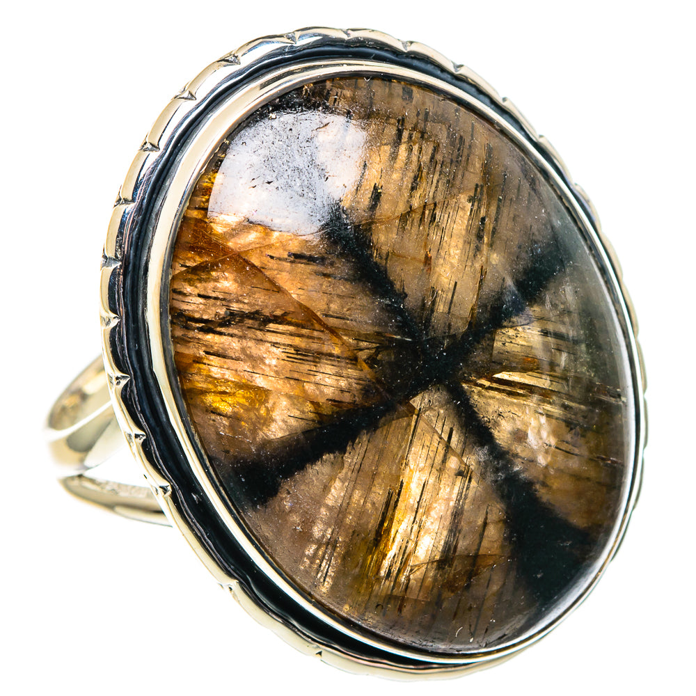 Chiastolite Rings handcrafted by Anasilvercos - RING96089