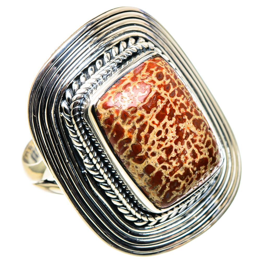 Dinosaur Bone Rings handcrafted by Anasilvercos - RING96092