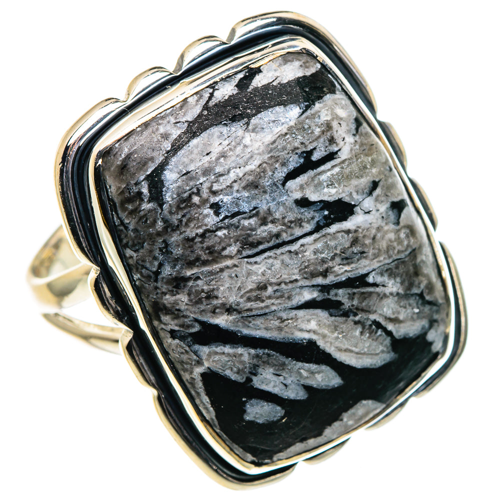 Pinolith Jasper Rings handcrafted by Anasilvercos - RING96101 - Photo 2