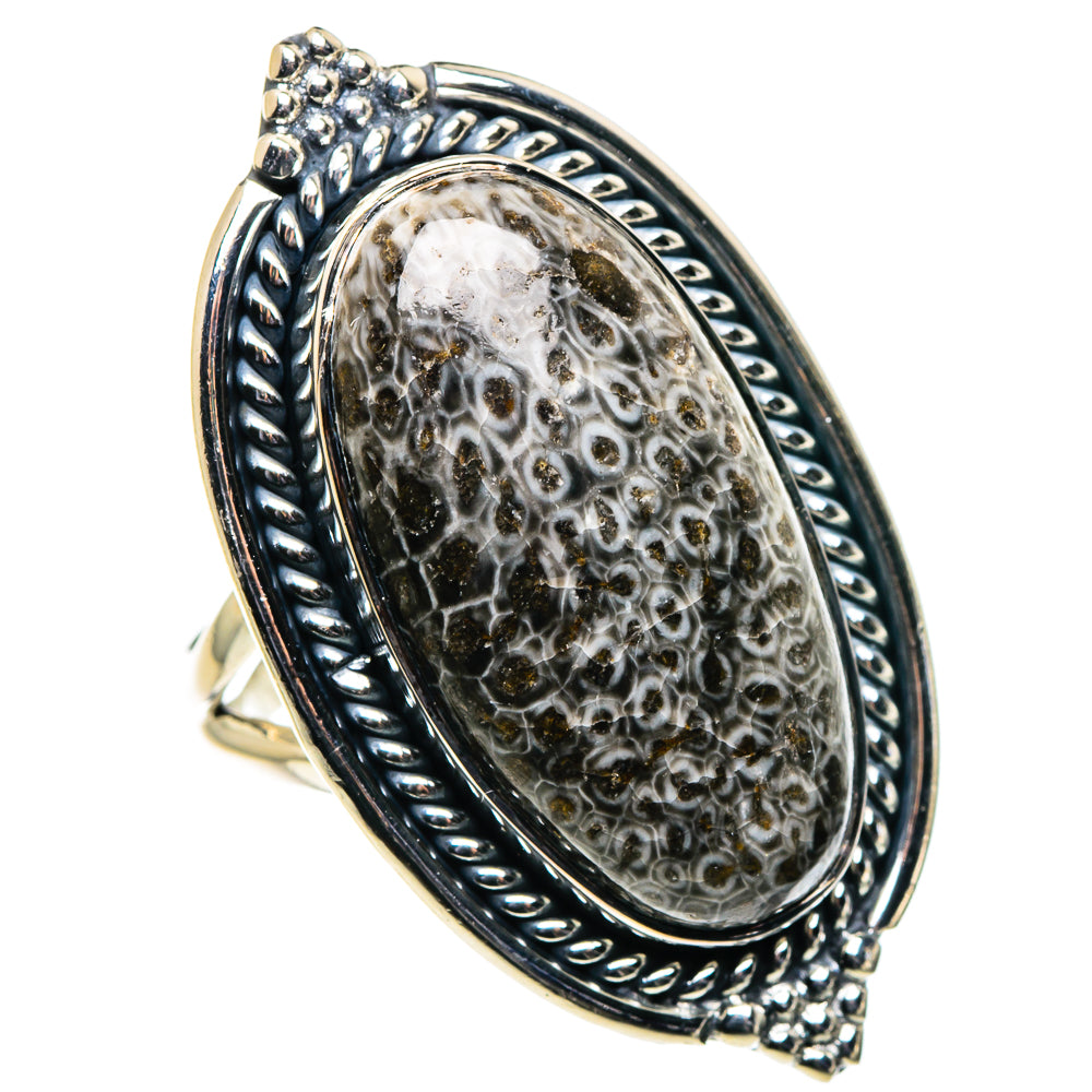 Stingray Coral Rings handcrafted by Anasilvercos - RING96102 - Photo 2