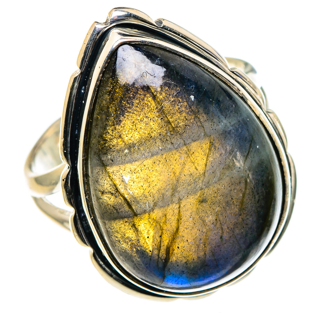 Labradorite Rings handcrafted by Anasilvercos - RING96110