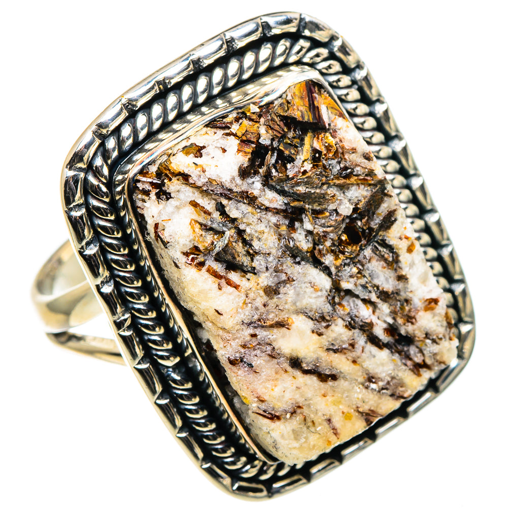 Astrophyllite Rings handcrafted by Anasilvercos - RING96121 - Photo 2