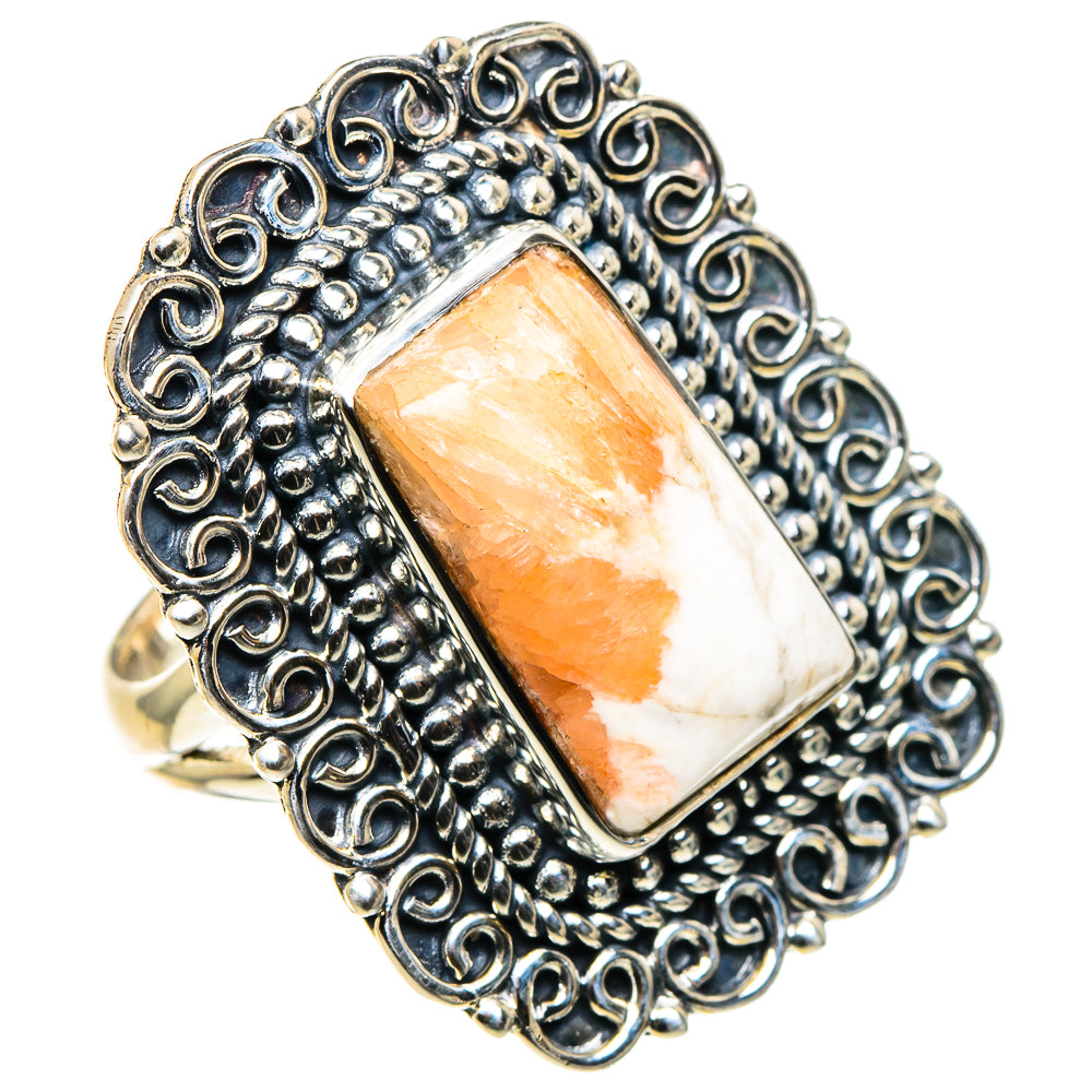 Scolecite Rings handcrafted by Anasilvercos - RING96128 - Photo 2