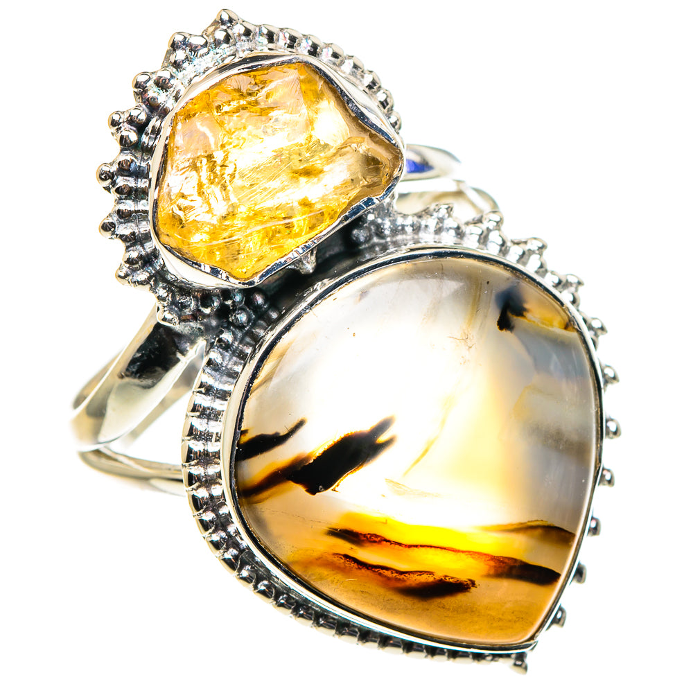 Montana Agate Rings handcrafted by Anasilvercos - RING96136