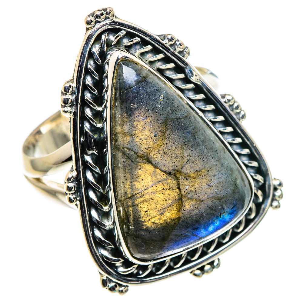Labradorite Rings handcrafted by Anasilvercos - RING96142