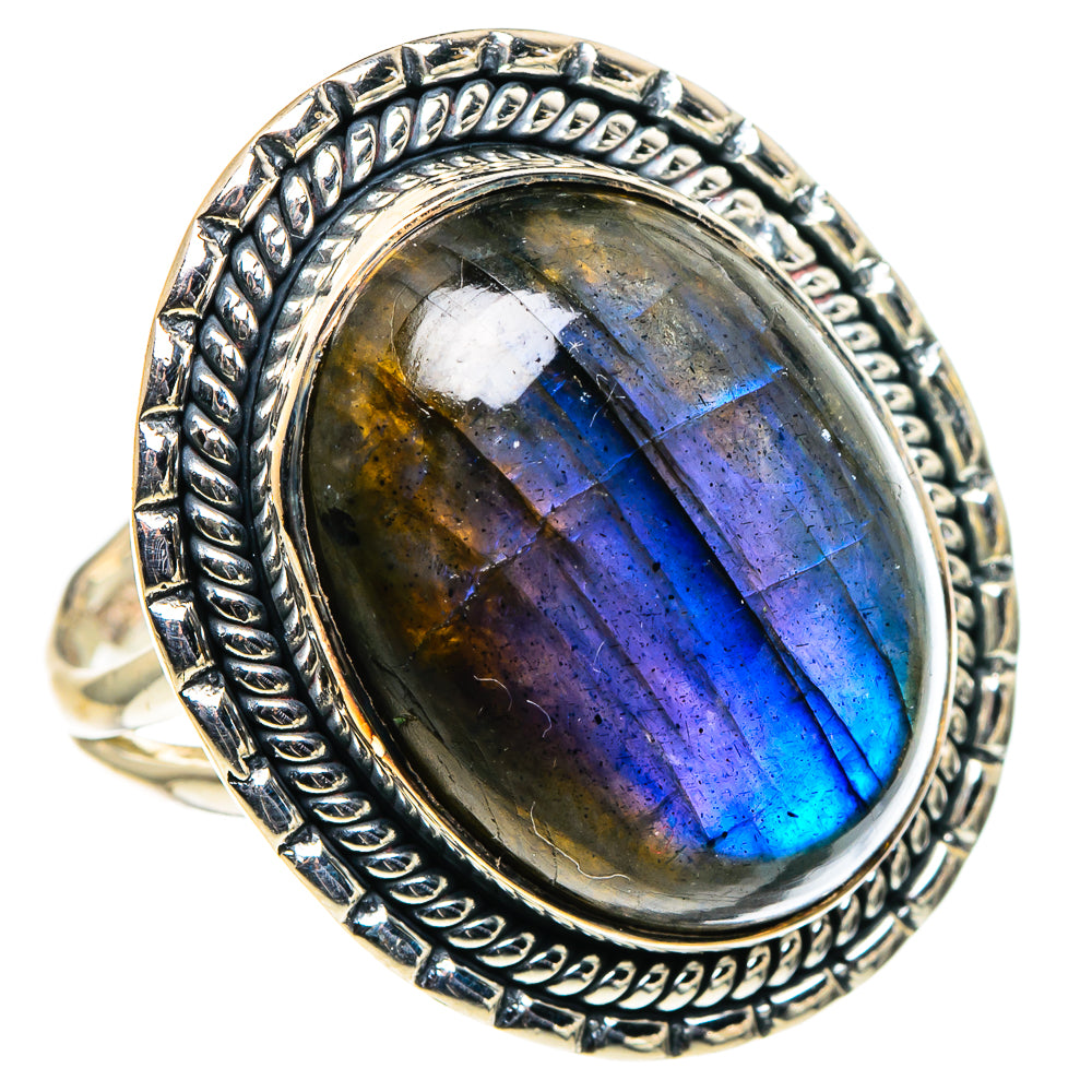 Labradorite Rings handcrafted by Anasilvercos - RING96143
