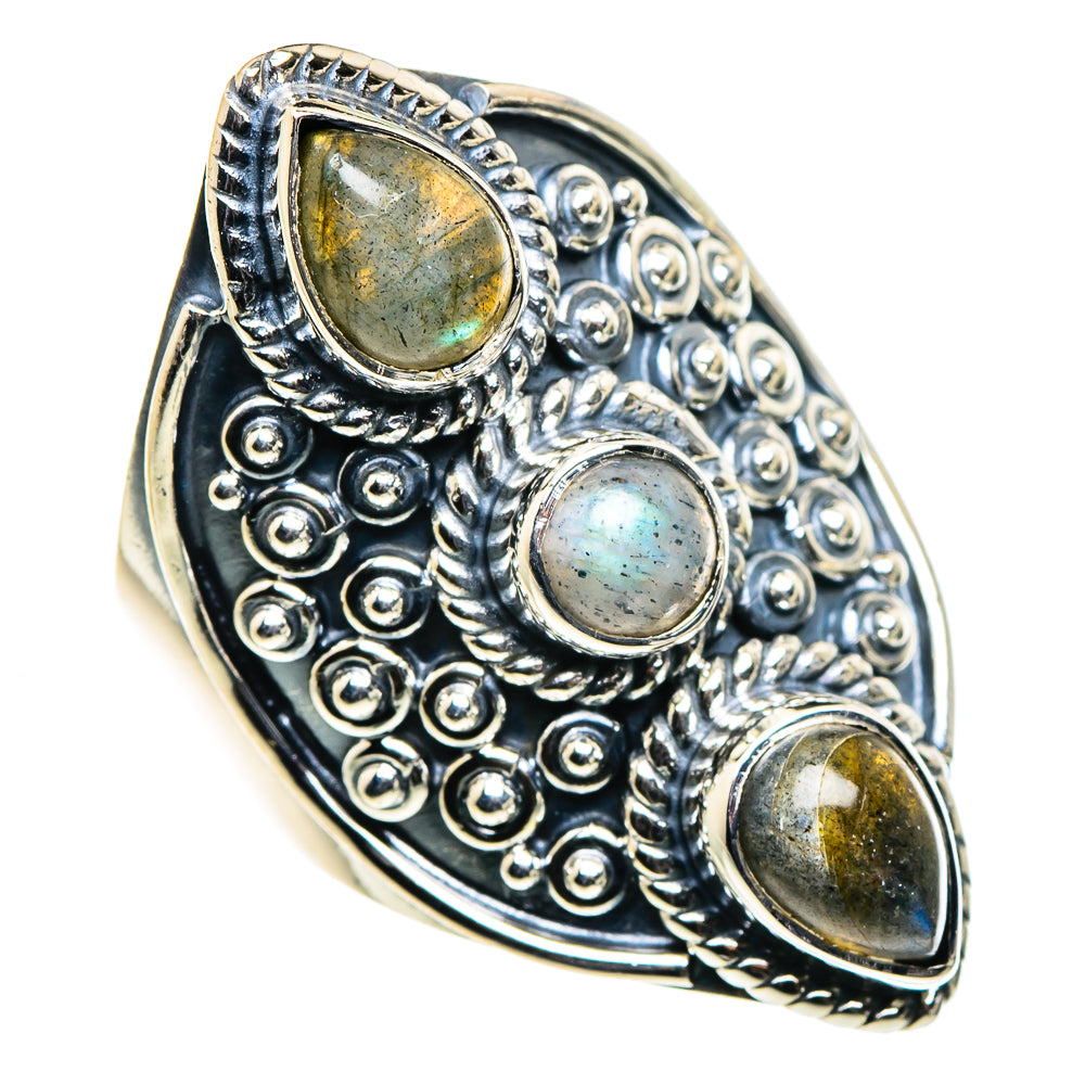 Labradorite Rings handcrafted by Anasilvercos - RING96144