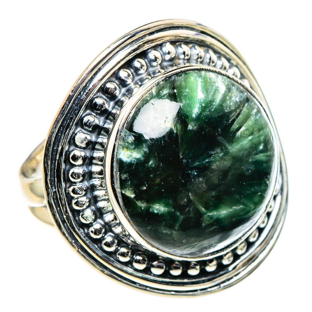 Seraphinite Rings handcrafted by Anasilvercos - RING96145 - Photo 2