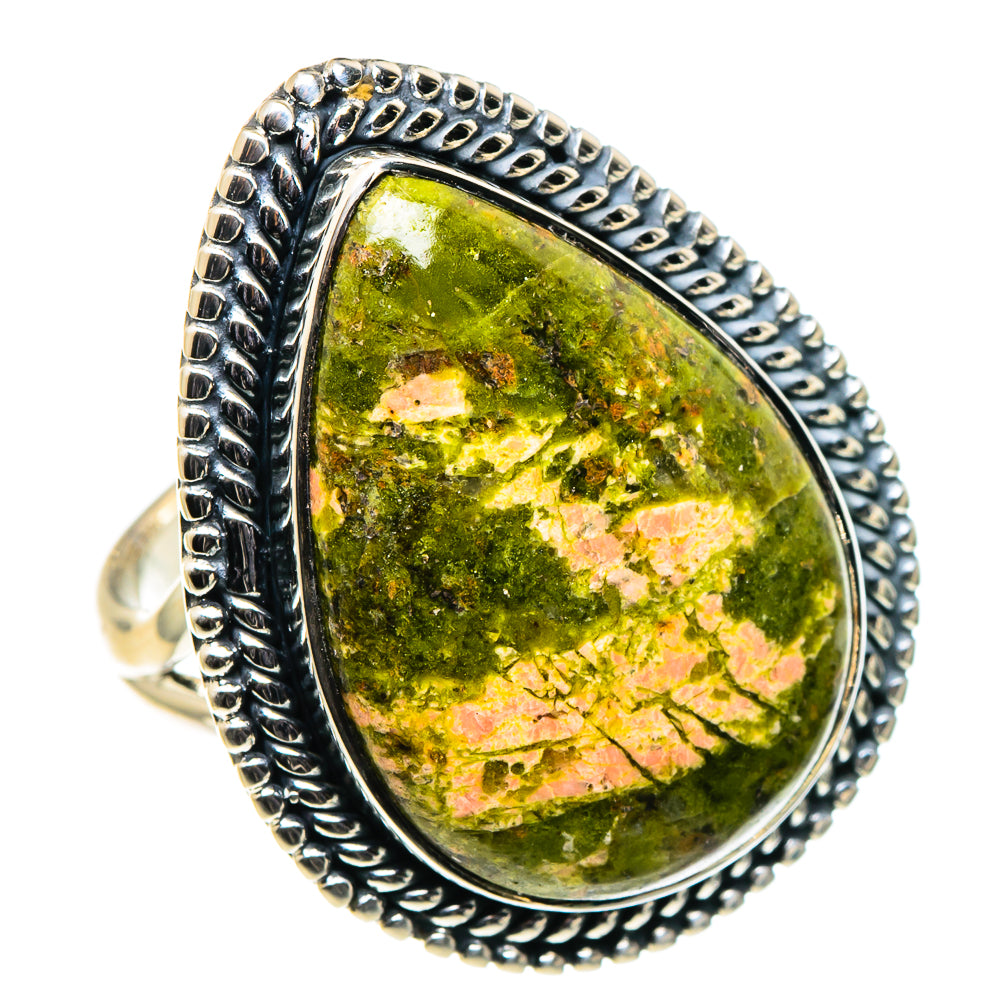 Unakite Rings handcrafted by Anasilvercos - RING96150 - Photo 2