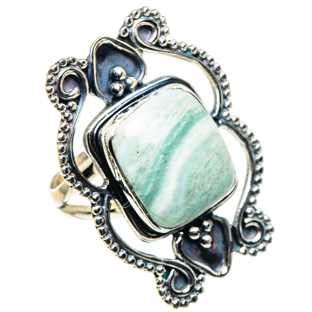 Ocean Jasper Rings handcrafted by Anasilvercos - RING96152 - Photo 2