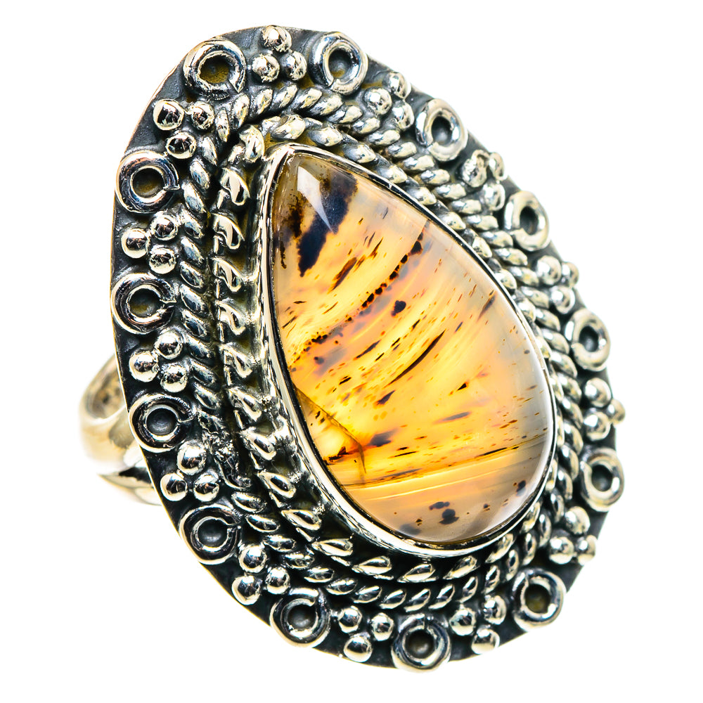 Montana Agate Rings handcrafted by Anasilvercos - RING96168 - Photo 2