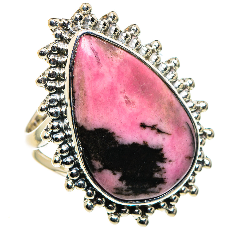 Rhodonite Rings handcrafted by Anasilvercos - RING96171 - Photo 2