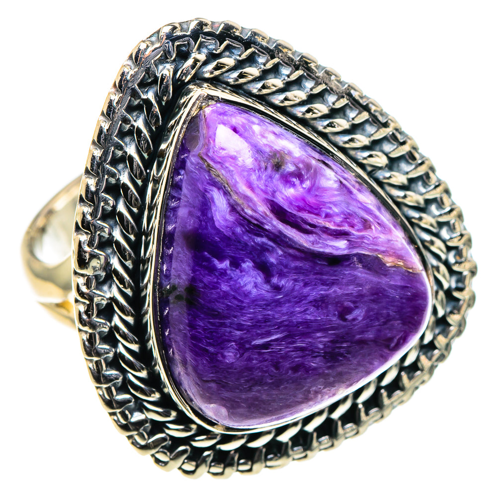 Charoite Rings handcrafted by Anasilvercos - RING96174