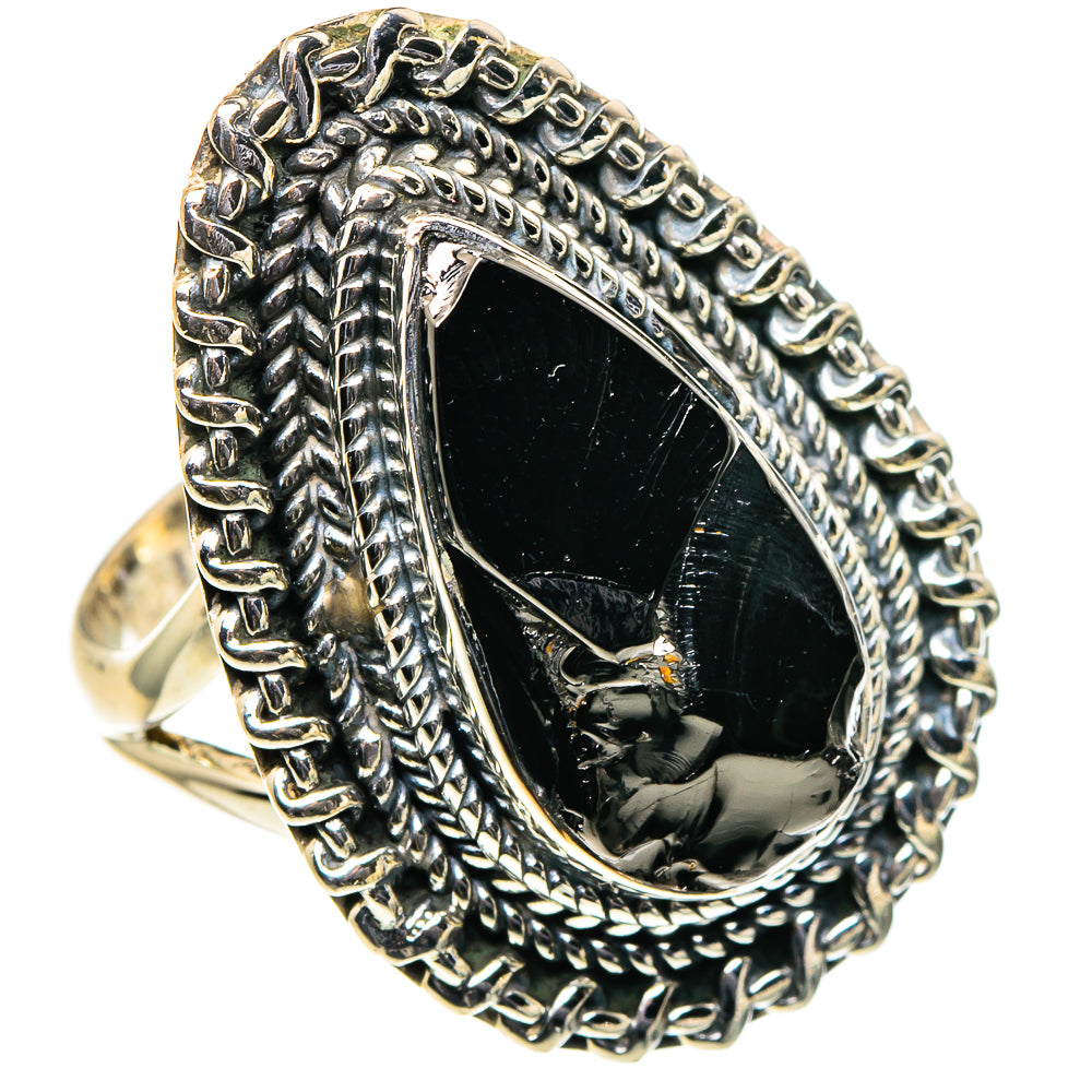 Shungite Rings handcrafted by Anasilvercos - RING96175 - Photo 2