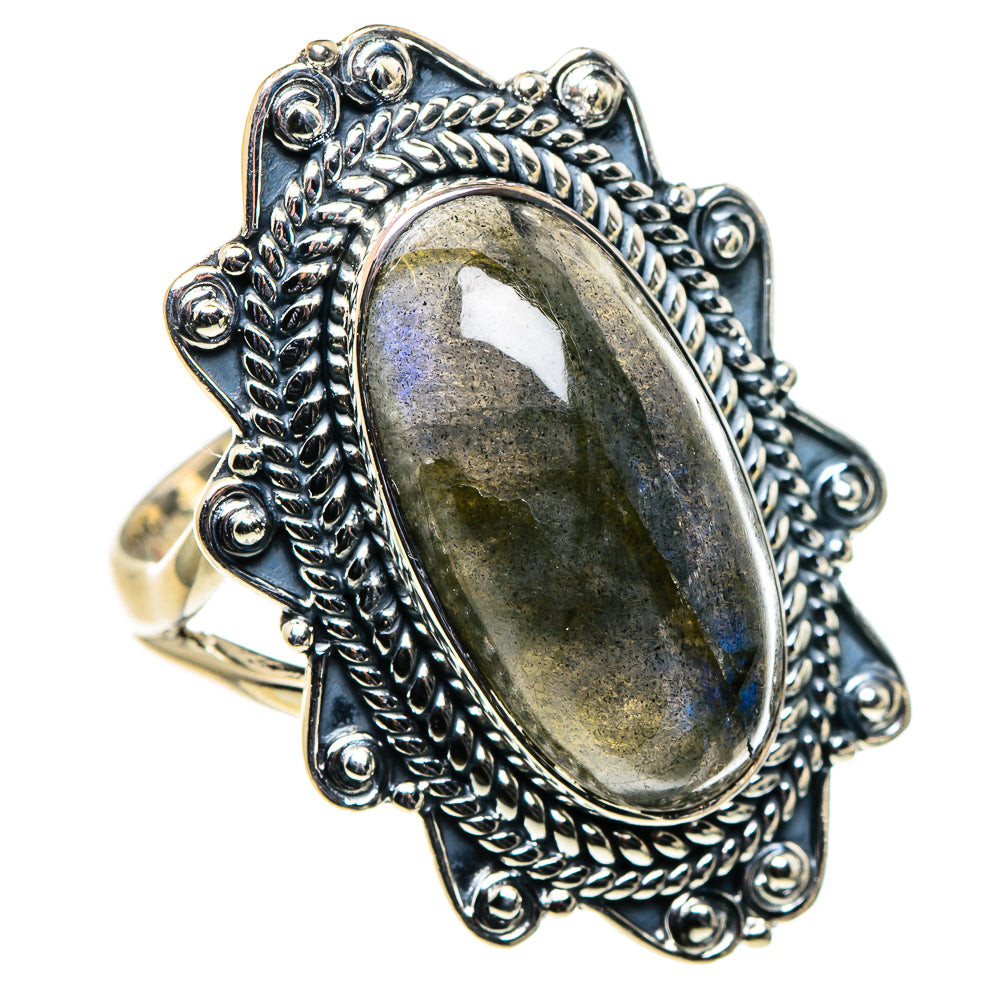 Labradorite Rings handcrafted by Anasilvercos - RING96182