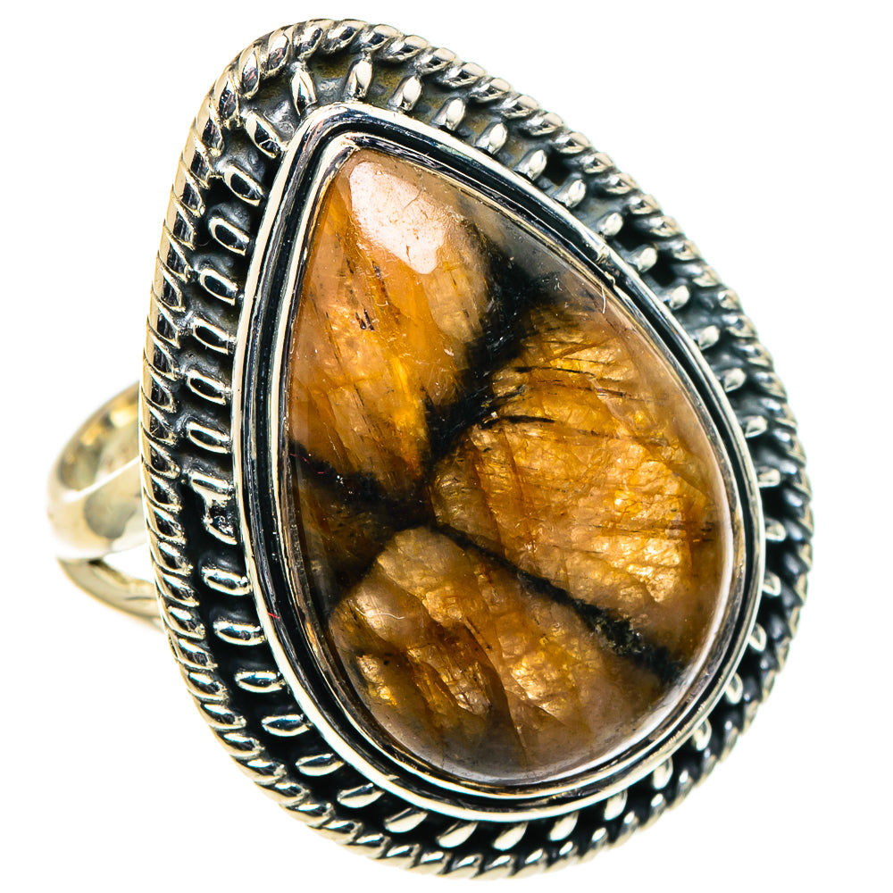 Chiastolite Rings handcrafted by Anasilvercos - RING96197 - Photo 2