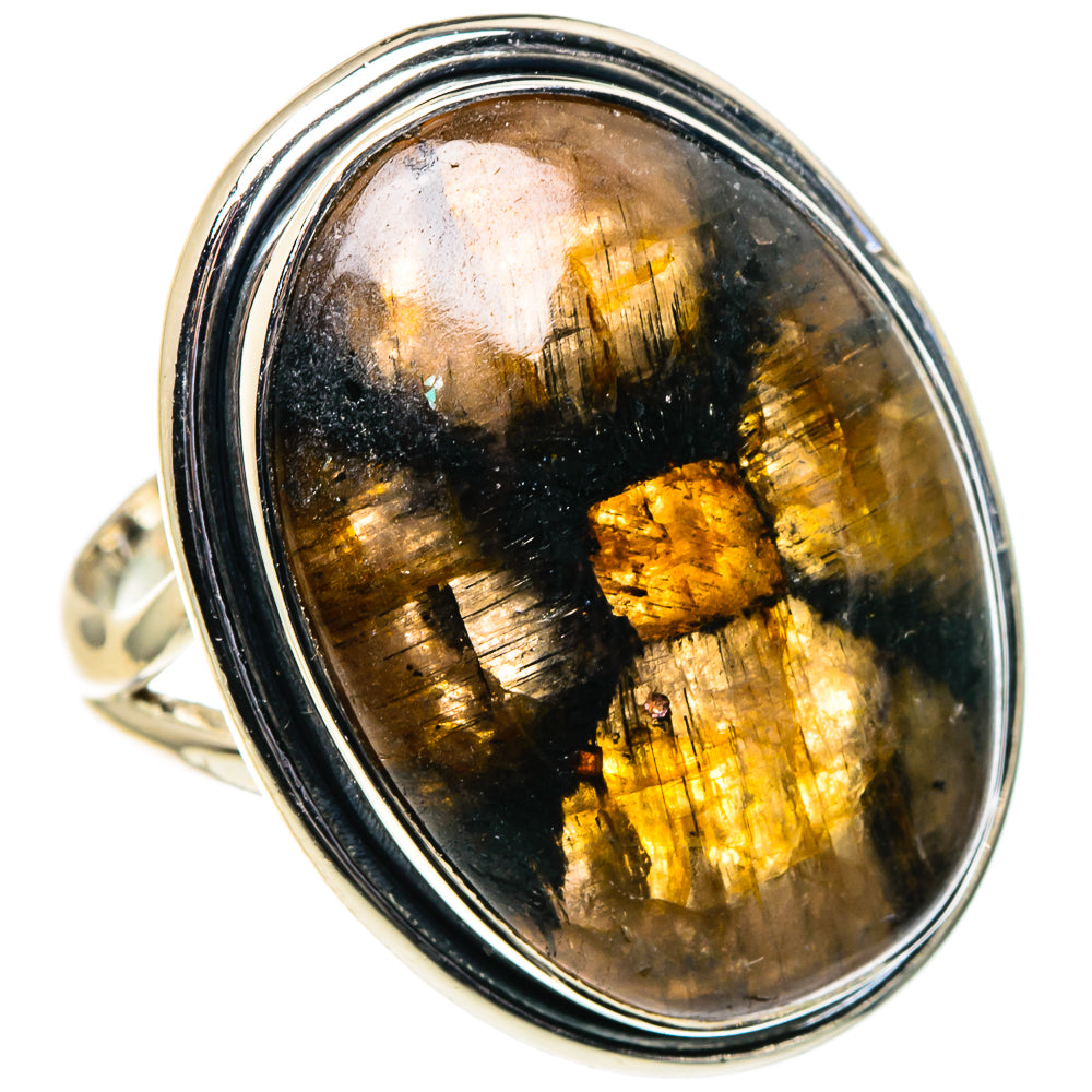 Chiastolite Rings handcrafted by Anasilvercos - RING96198