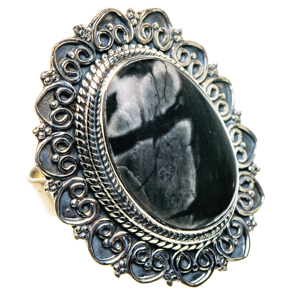 Picasso Jasper Rings handcrafted by Anasilvercos - RING96206