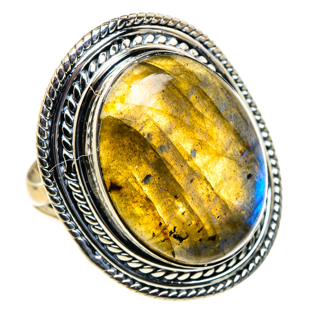 Labradorite Rings handcrafted by Anasilvercos - RING96212