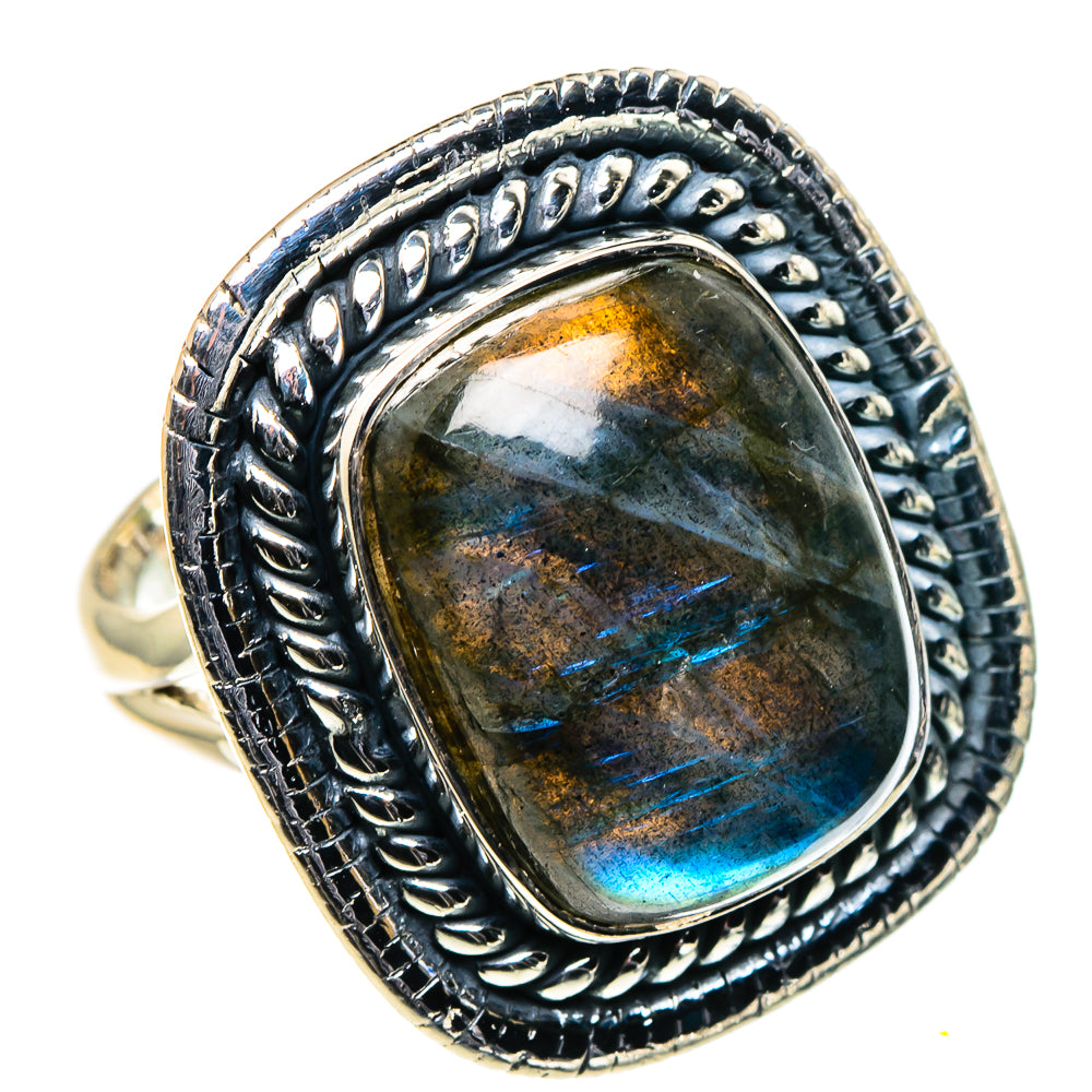 Labradorite Rings handcrafted by Anasilvercos - RING96213