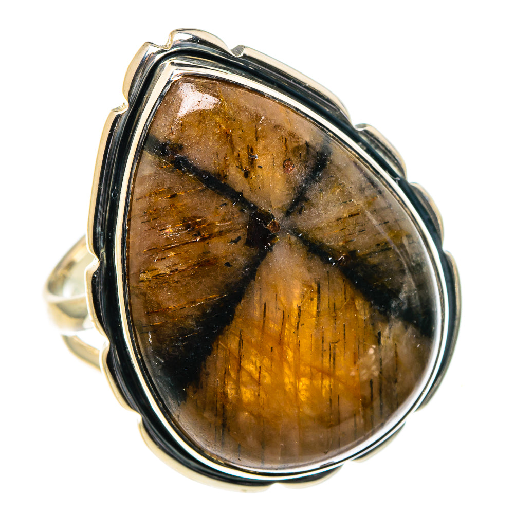 Chiastolite Rings handcrafted by Anasilvercos - RING96221