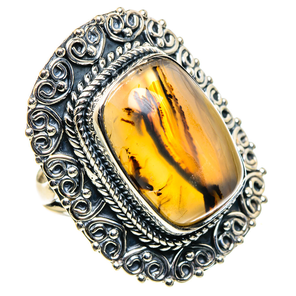 Montana Agate Rings handcrafted by Anasilvercos - RING96224 - Photo 2